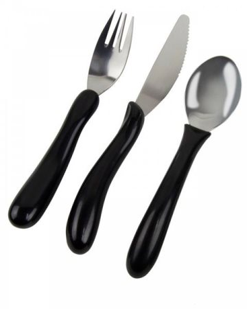 Formade Bestick Svart, Set