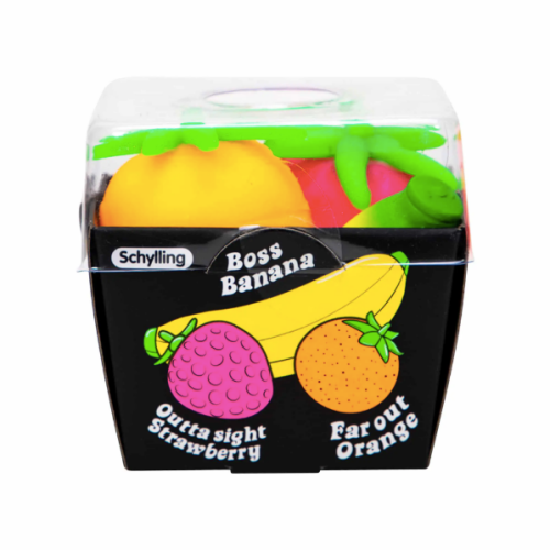 Nee Doh Groovy Fruit - Fruktkorg med stressbollar - Varsam