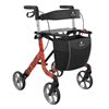 Rollator Space LX, Red Peony
